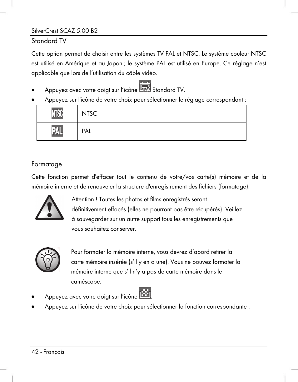 Silvercrest SCAZ 5.00 B2 User Manual | Page 44 / 222