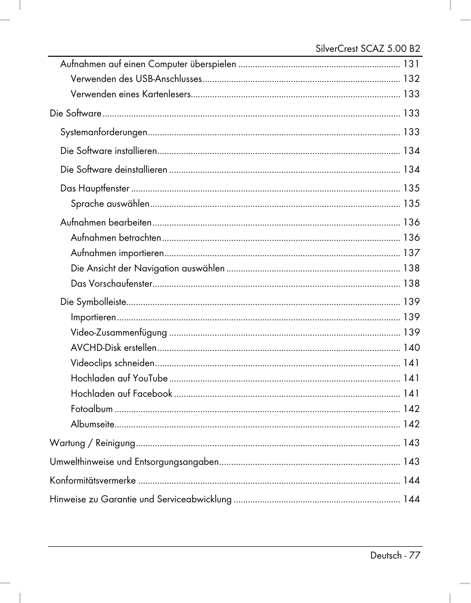 Silvercrest SCAZ 5.00 B2 User Manual | Page 79 / 222