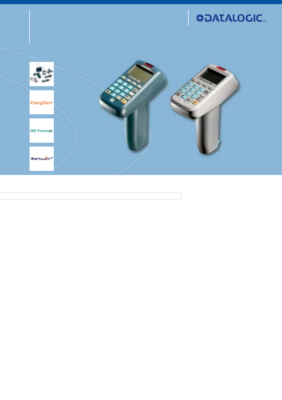 Datalogic Scanning F725-E/RF User Manual | 2 pages