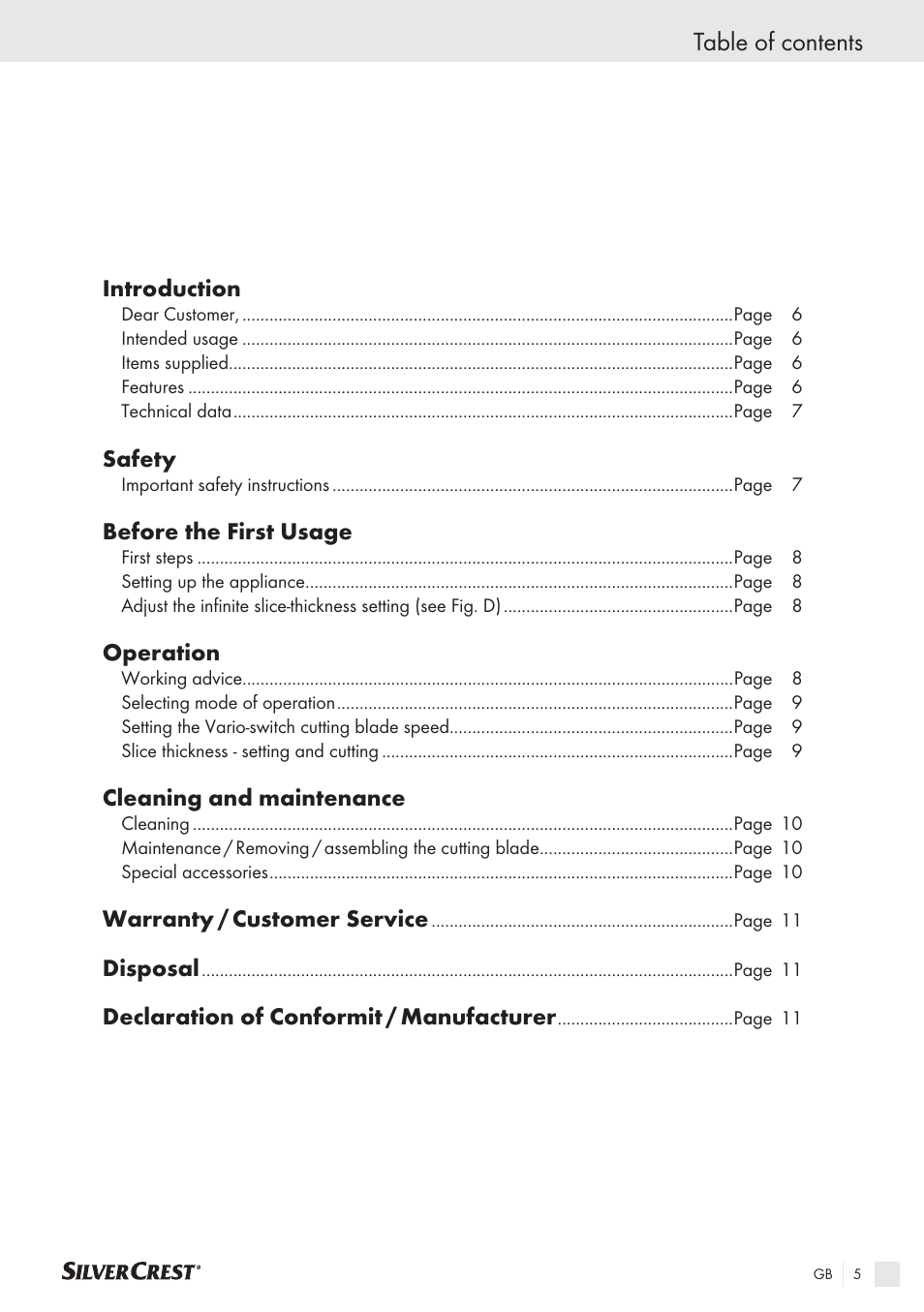 Silvercrest SAS 150 A1 User Manual | Page 5 / 60