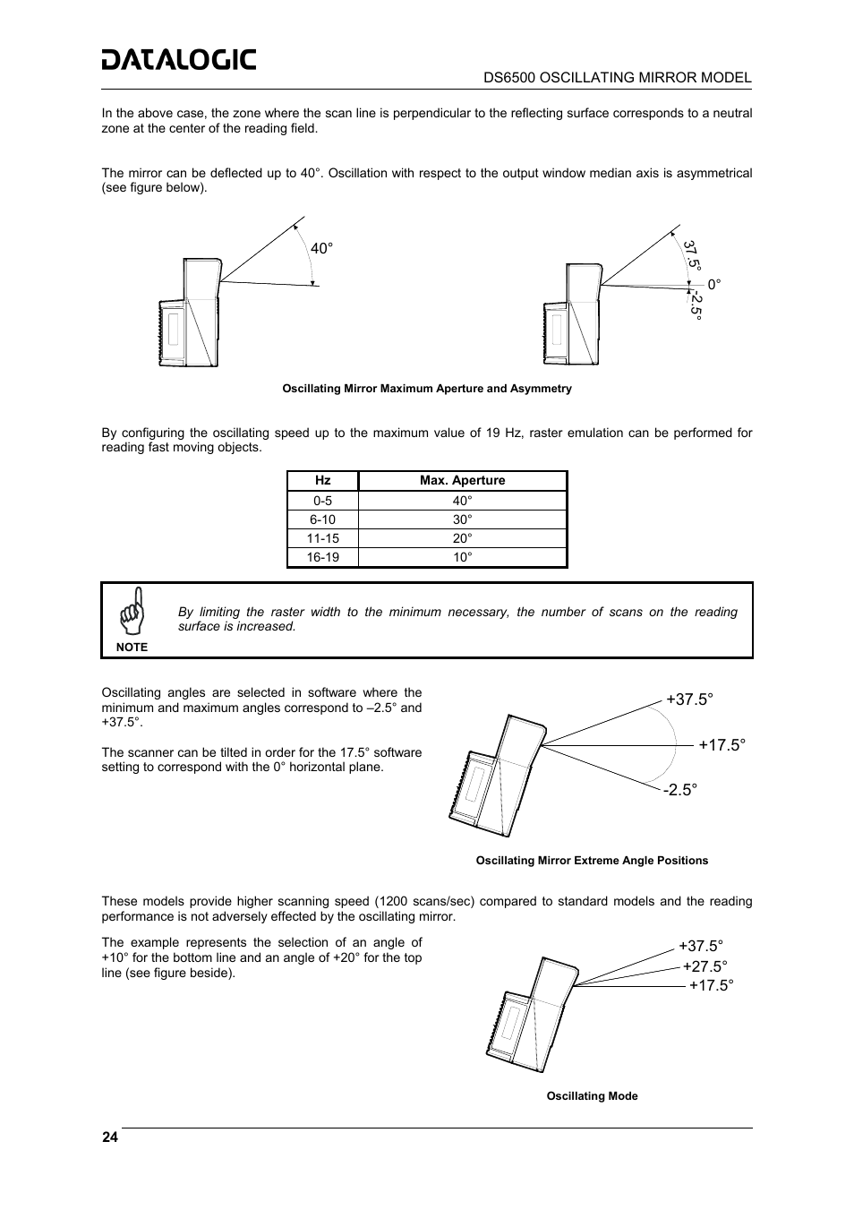 Datalogic Scanning DS6500-100-015 User Manual | Page 26 / 36