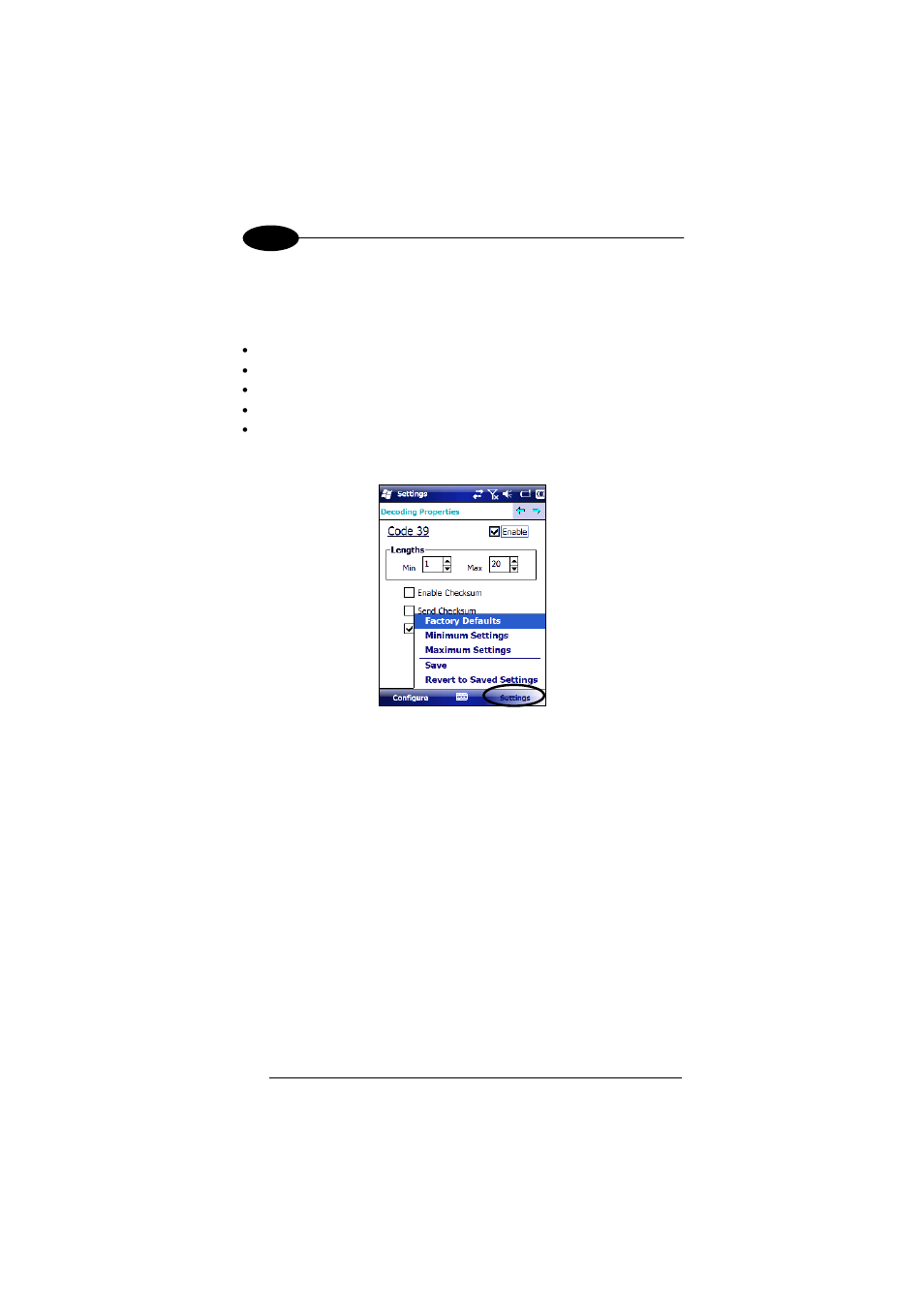 Decoding settings | Datalogic Scanning 00A0LS-1N1-MEN0 User Manual | Page 56 / 111