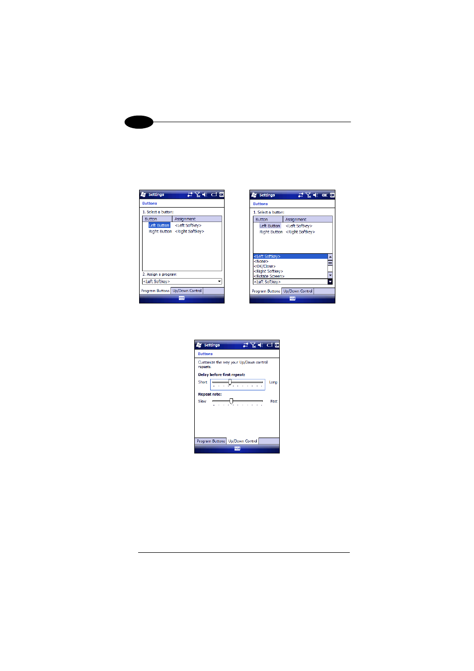 Buttons, 1 buttons | Datalogic Scanning 00A0LS-1N1-MEN0 User Manual | Page 58 / 111