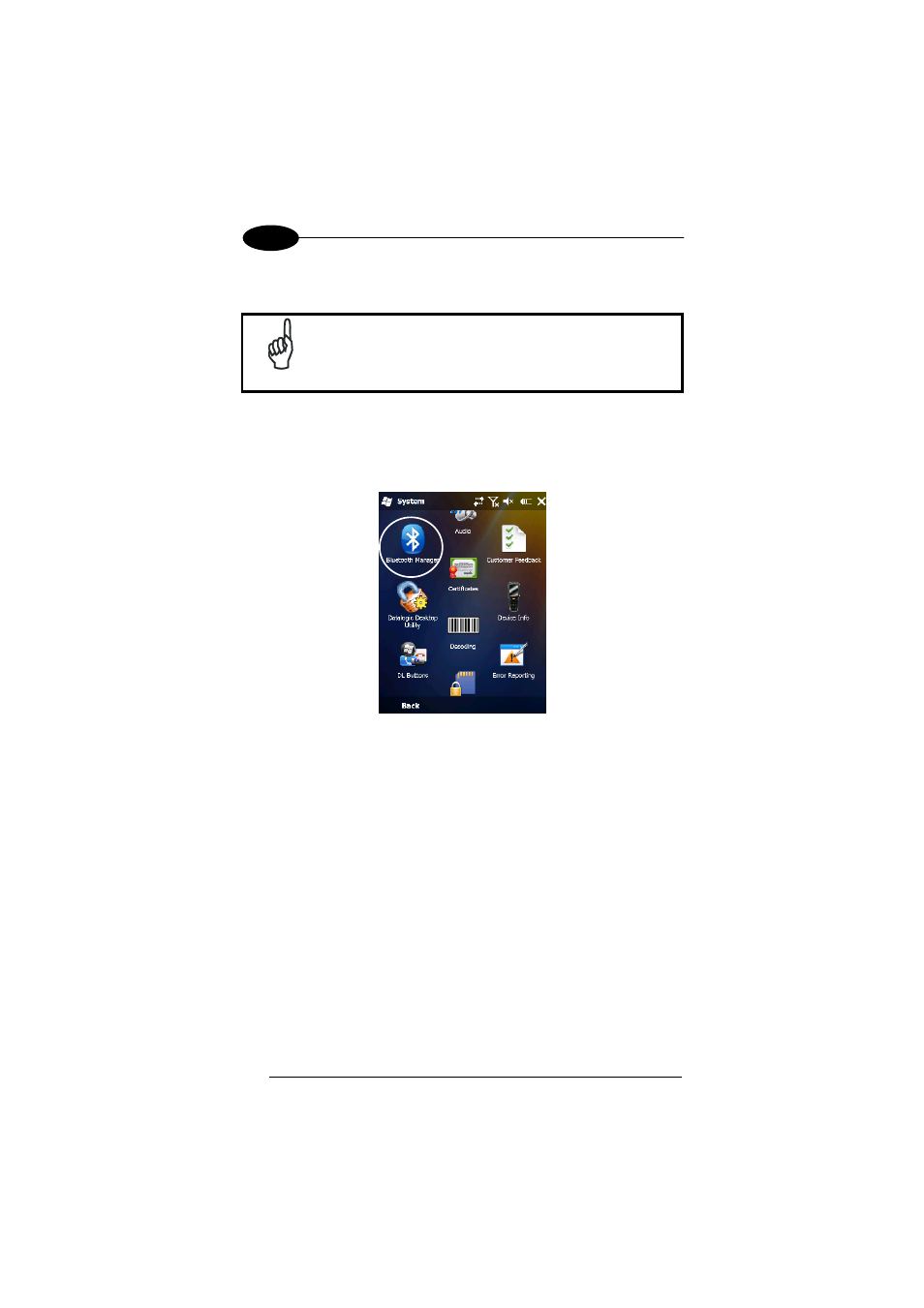 Bluetooth® manager device setup, 2 bluetooth® manager device setup | Datalogic Scanning 00A0LS-1N1-MEN0 User Manual | Page 66 / 111