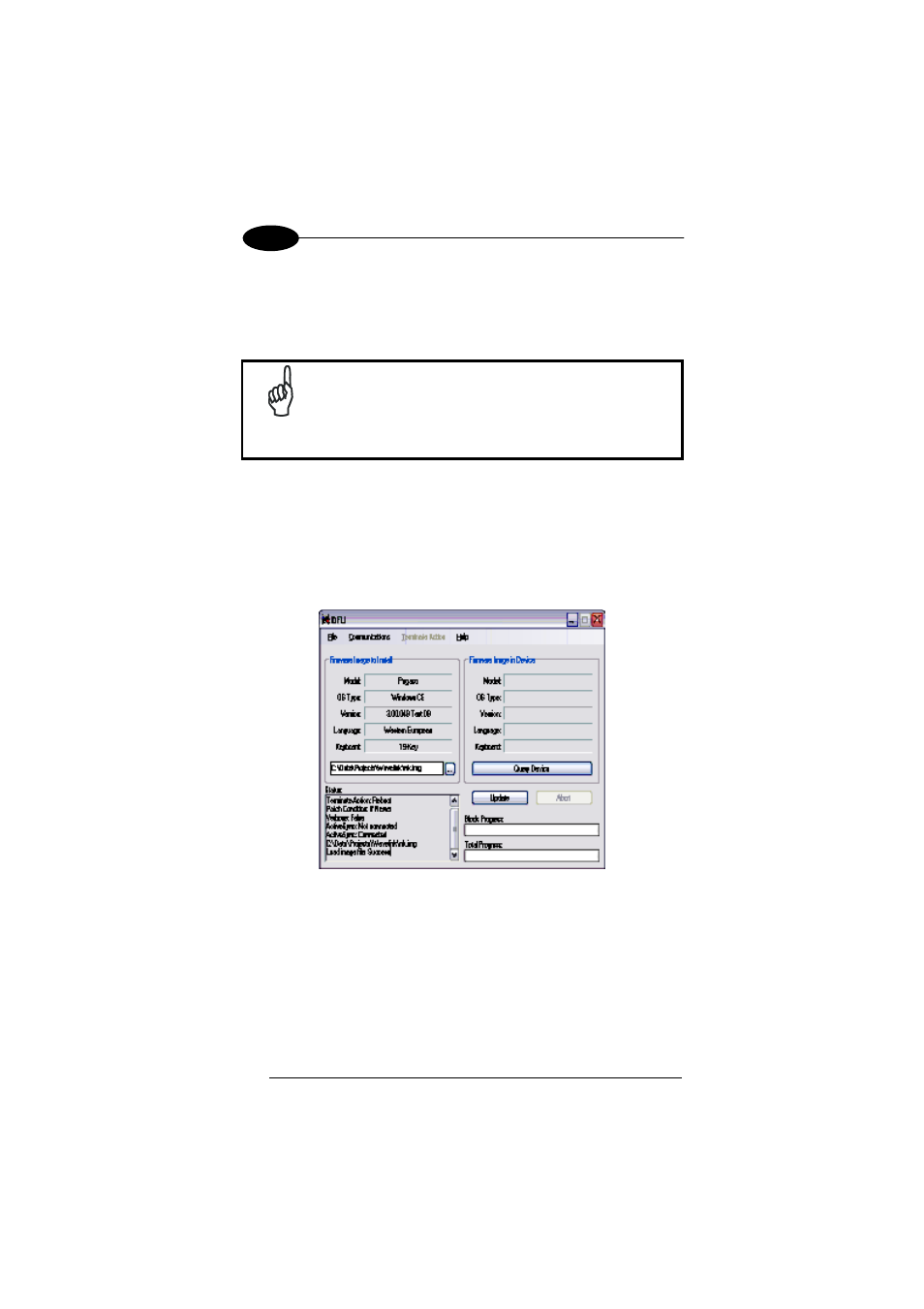 Updating the firmware | Datalogic Scanning 00A0LS-1N1-MEN0 User Manual | Page 74 / 111