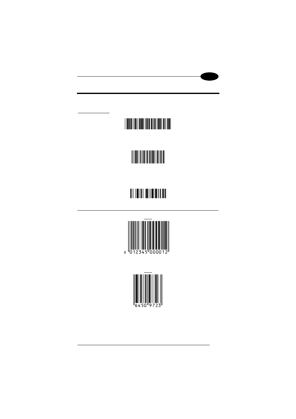 Test codes, 6450*trmn, Ë"8nduì | Ìtestwî, 6 test codes | Datalogic Scanning 00A0LS-1N1-MEN0 User Manual | Page 83 / 111