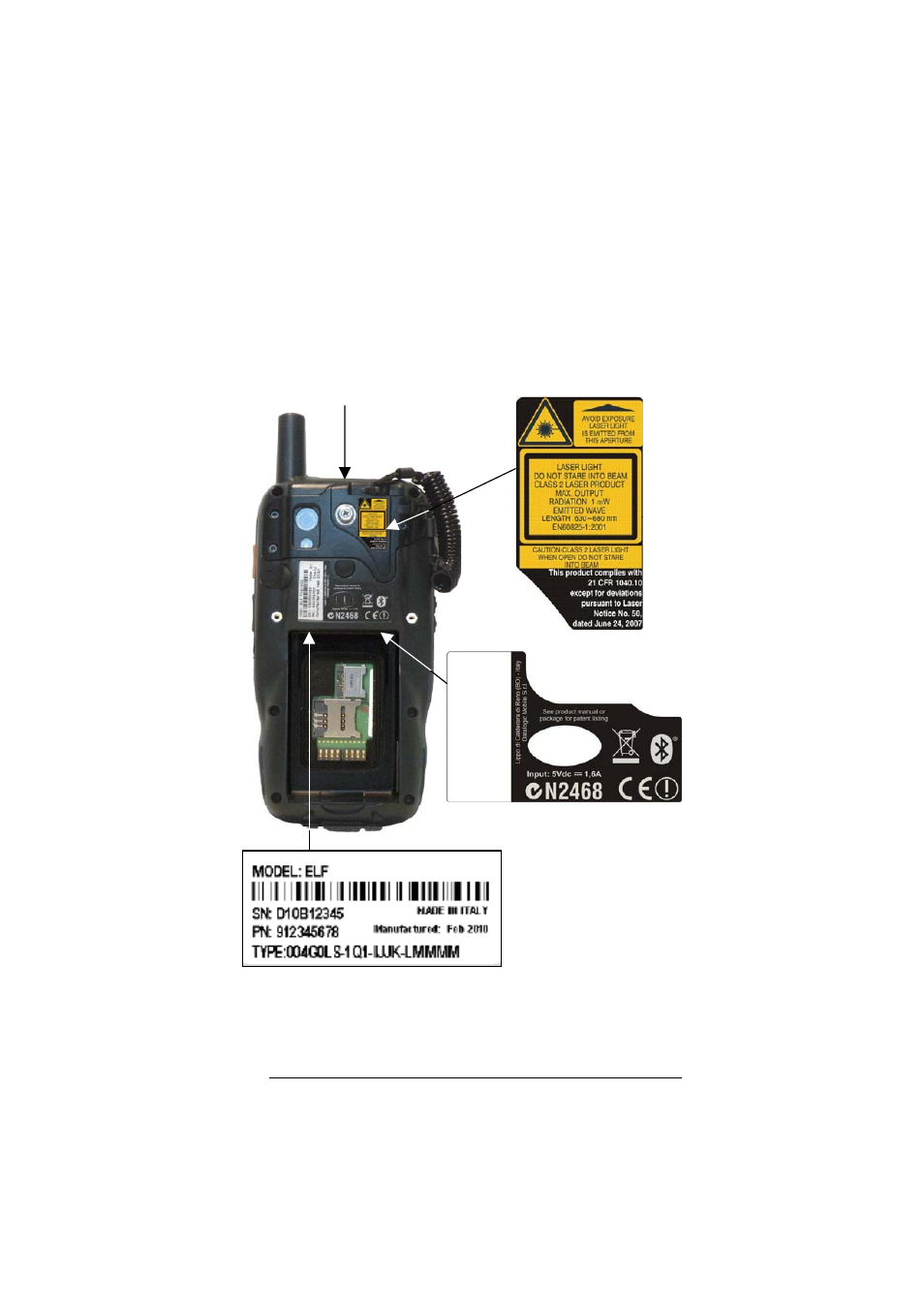 Laser safety | Datalogic Scanning 00A0LS-1N1-MEN0 User Manual | Page 88 / 111