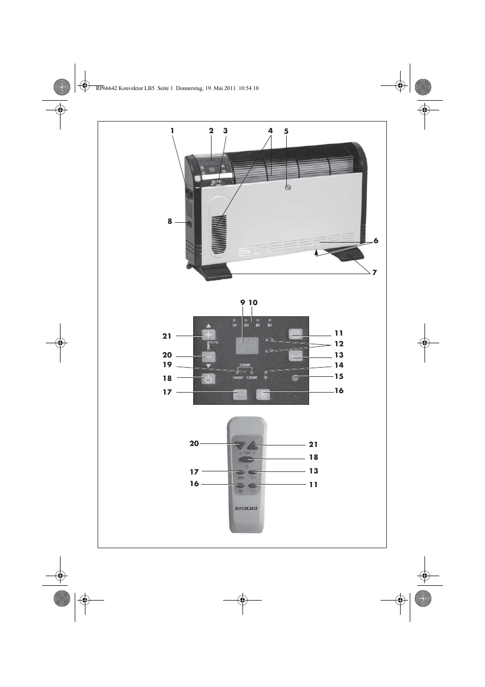Silvercrest SKT 2300 A1 User Manual | Page 3 / 58