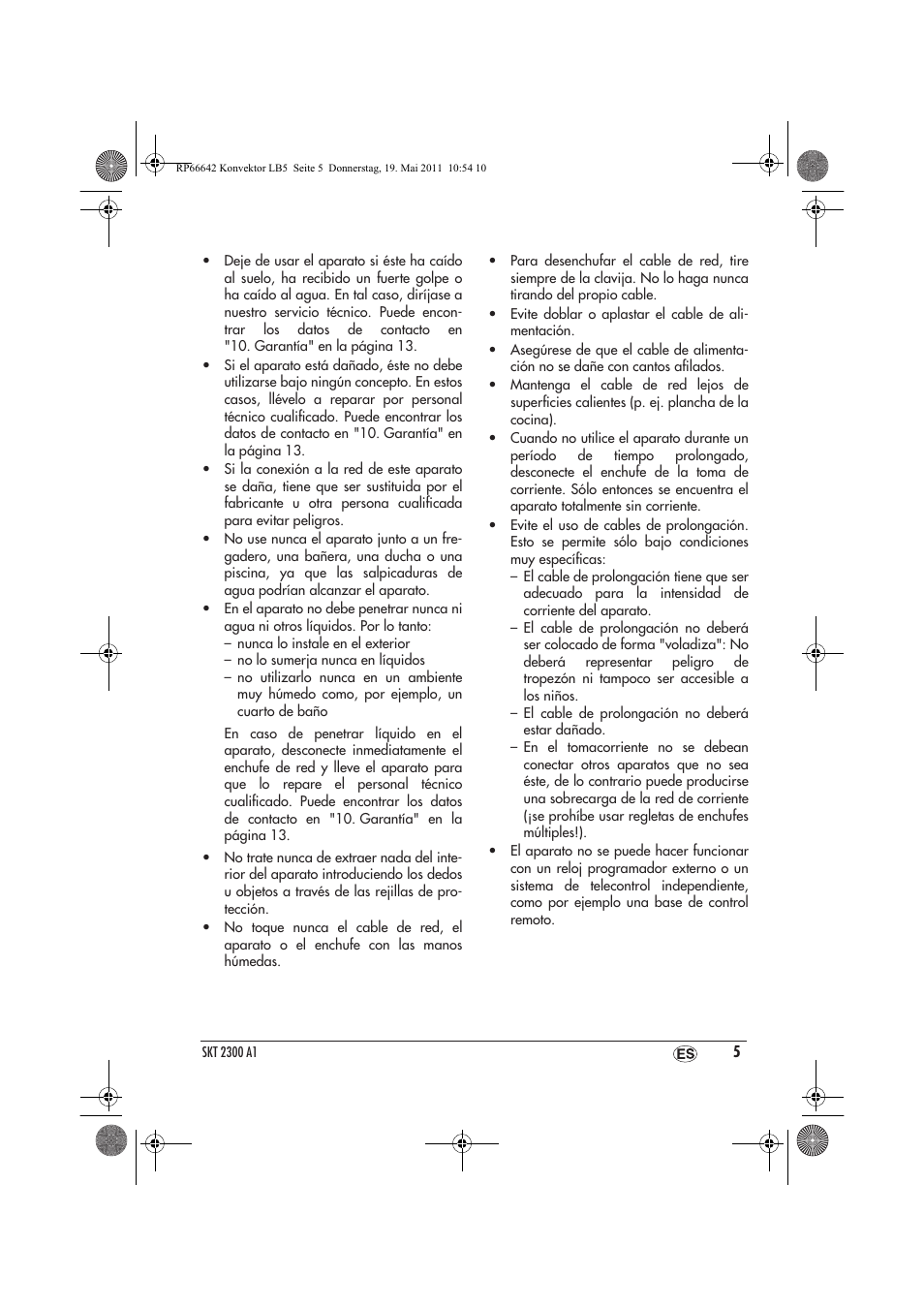 Silvercrest SKT 2300 A1 User Manual | Page 7 / 58