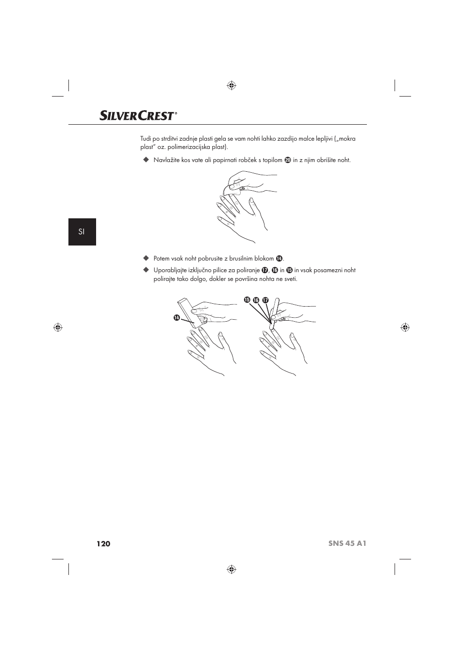 Silvercrest SNS 45 A1 User Manual | Page 120 / 194