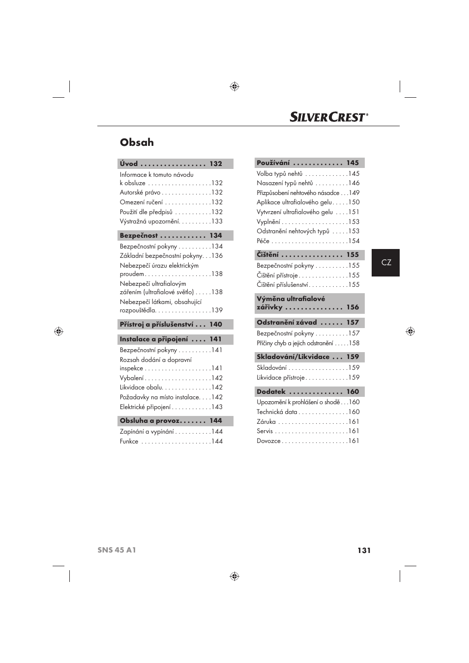 Silvercrest SNS 45 A1 User Manual | Page 131 / 194