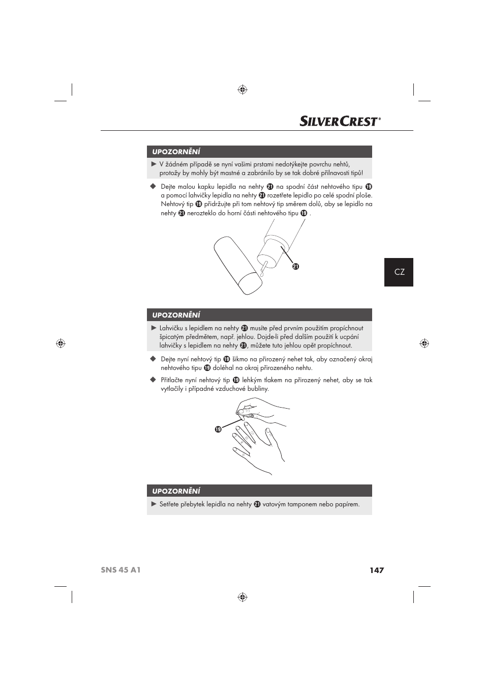 Silvercrest SNS 45 A1 User Manual | Page 147 / 194
