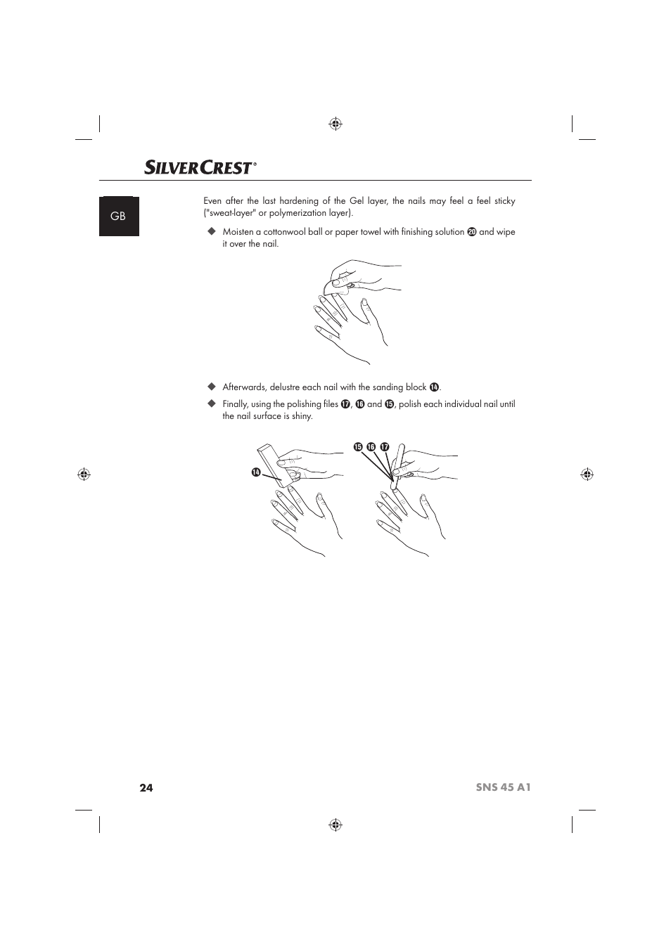 Silvercrest SNS 45 A1 User Manual | Page 24 / 194