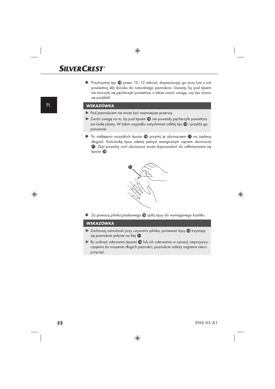 Silvercrest SNS 45 A1 User Manual | Page 52 / 194