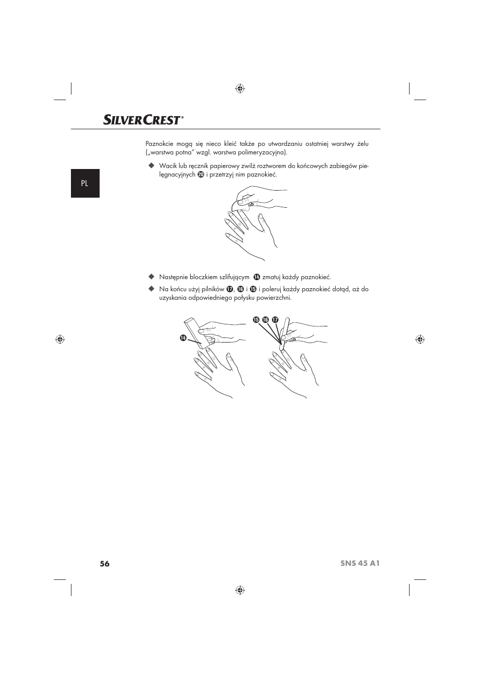 Silvercrest SNS 45 A1 User Manual | Page 56 / 194