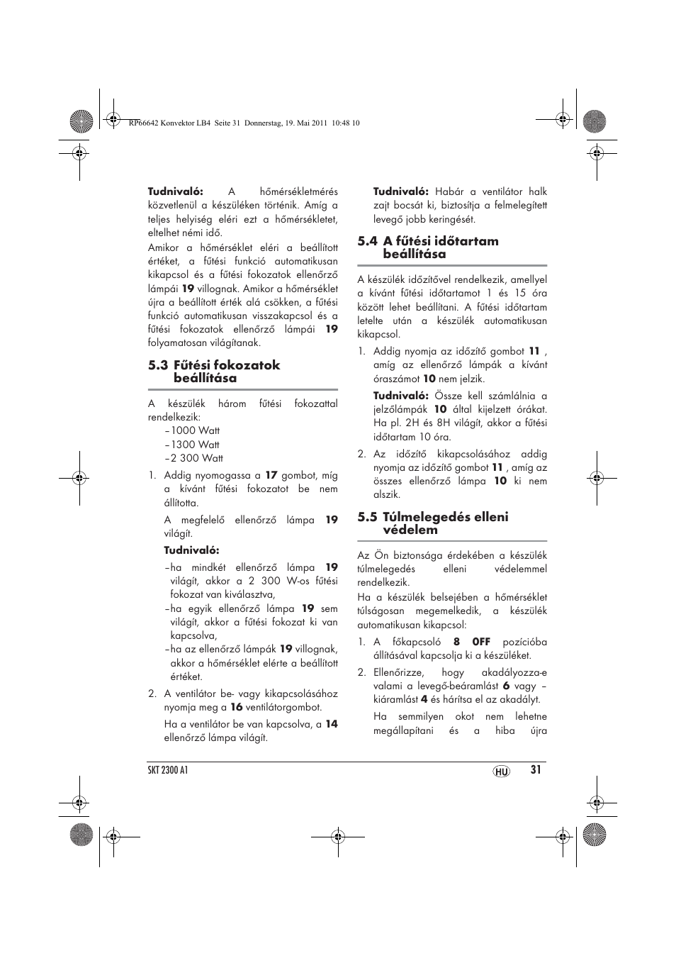 Silvercrest SKT 2300 A1 User Manual | Page 33 / 82