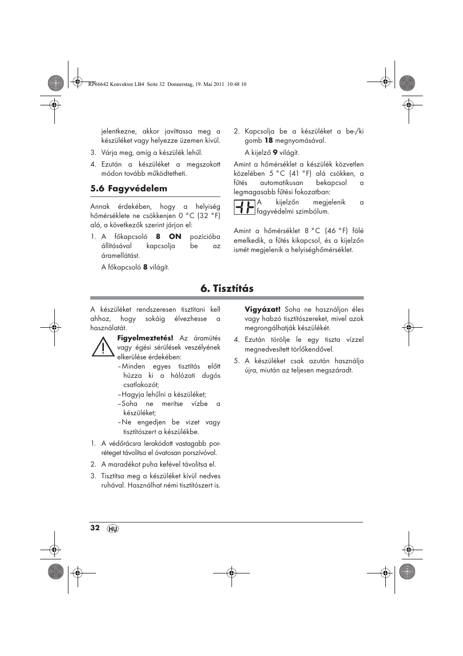Tisztítás | Silvercrest SKT 2300 A1 User Manual | Page 34 / 82
