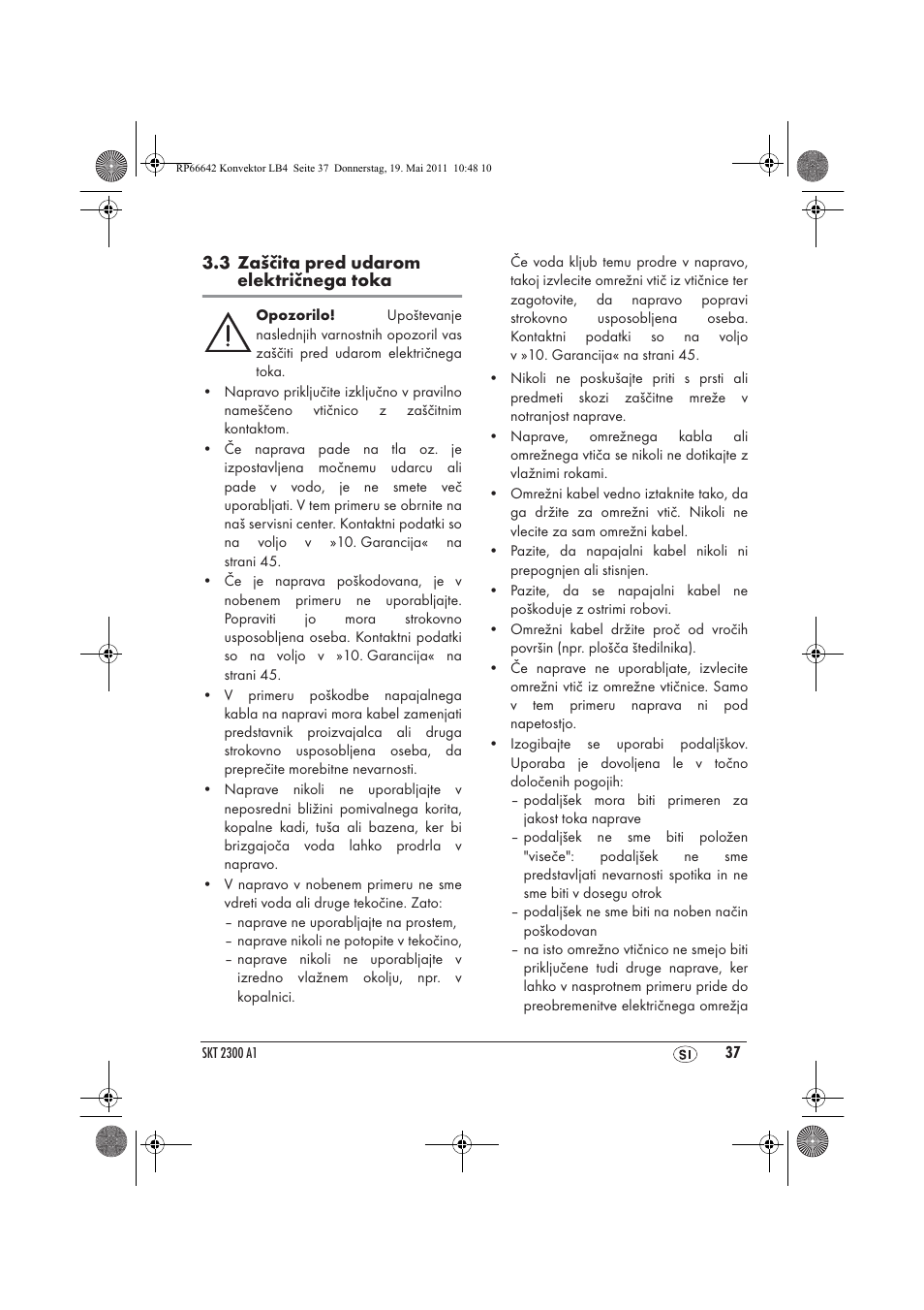 Silvercrest SKT 2300 A1 User Manual | Page 39 / 82