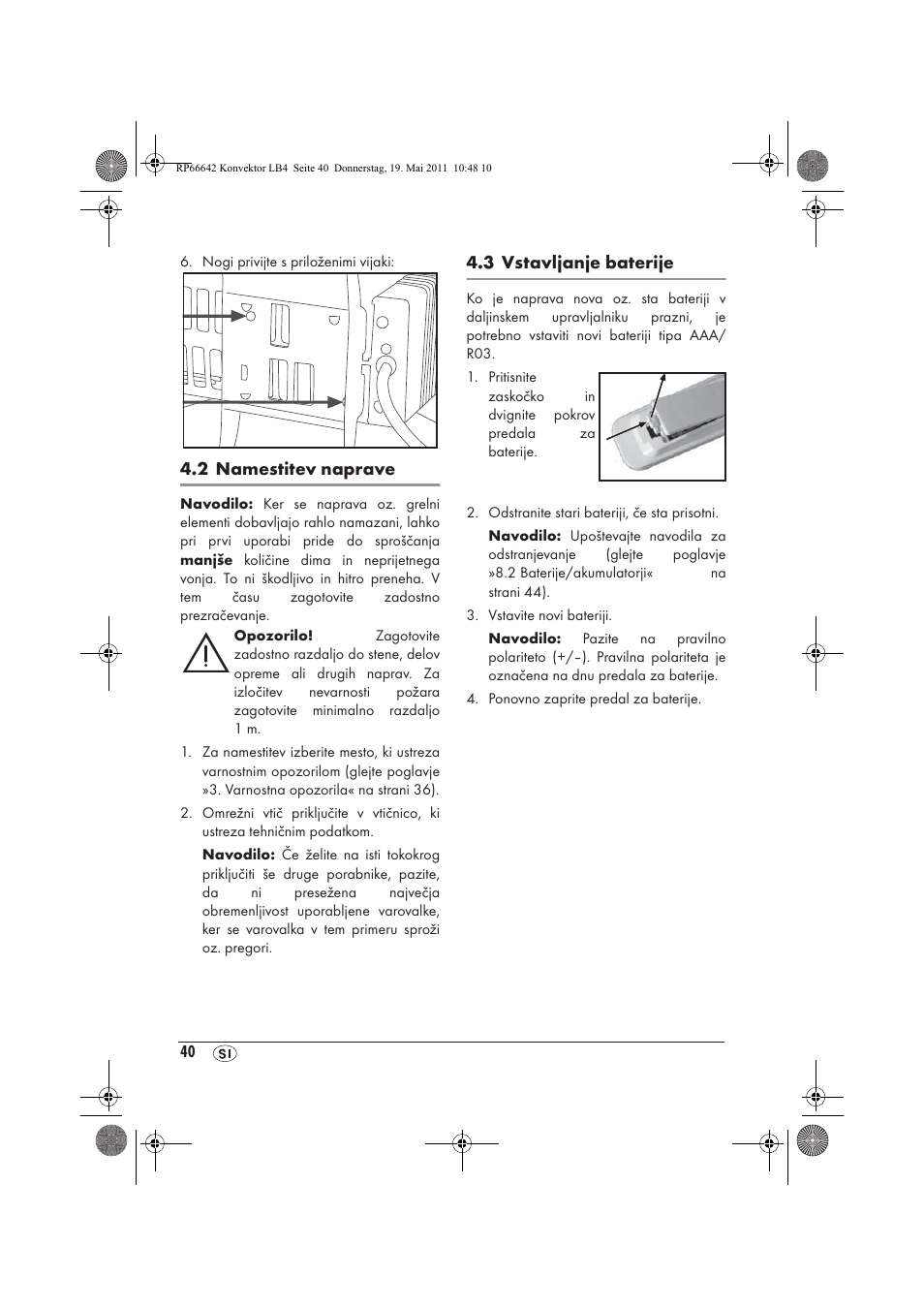 Silvercrest SKT 2300 A1 User Manual | Page 42 / 82