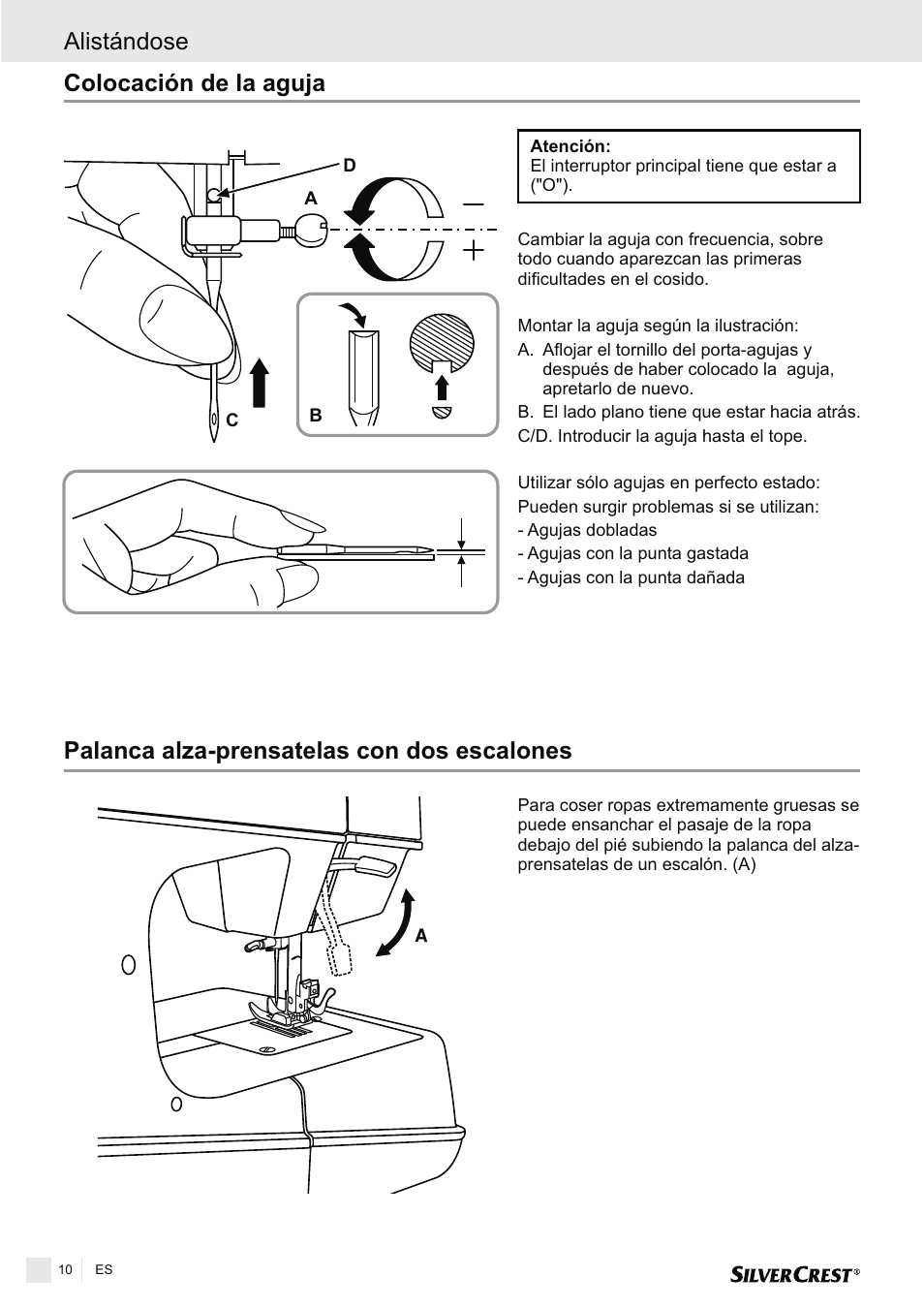 Silvercrest SNMD 33 A1 User Manual | Page 10 / 94