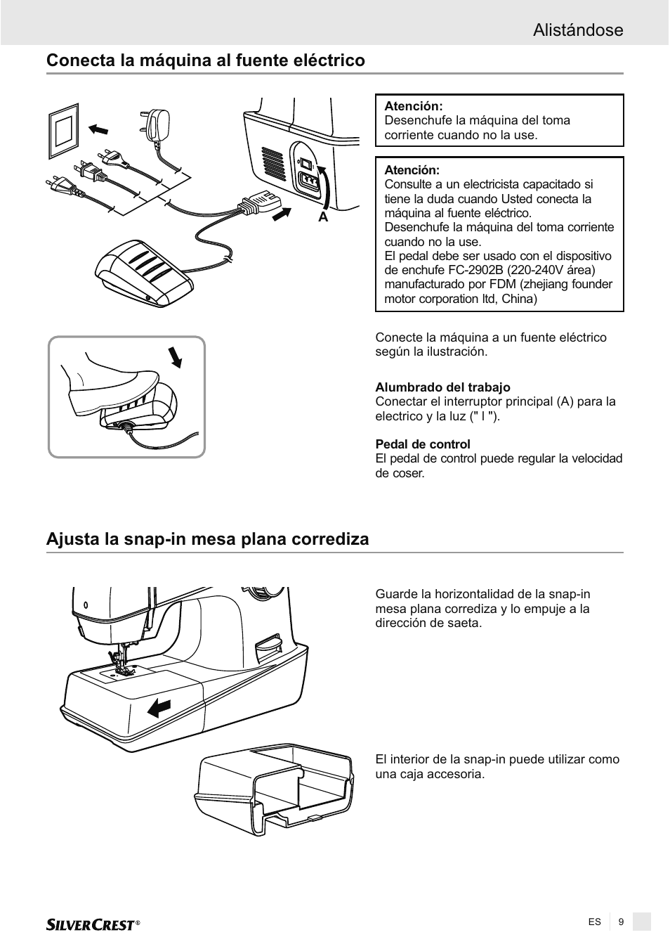 Silvercrest SNMD 33 A1 User Manual | Page 9 / 94