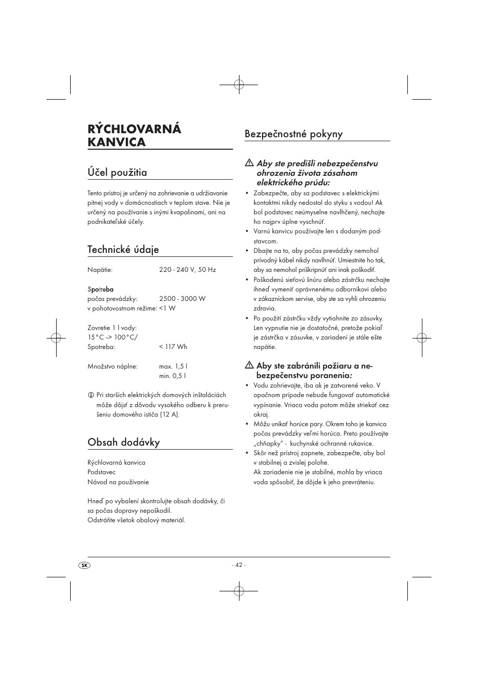 Silvercrest SWKD 3000 A1 User Manual | Page 44 / 58