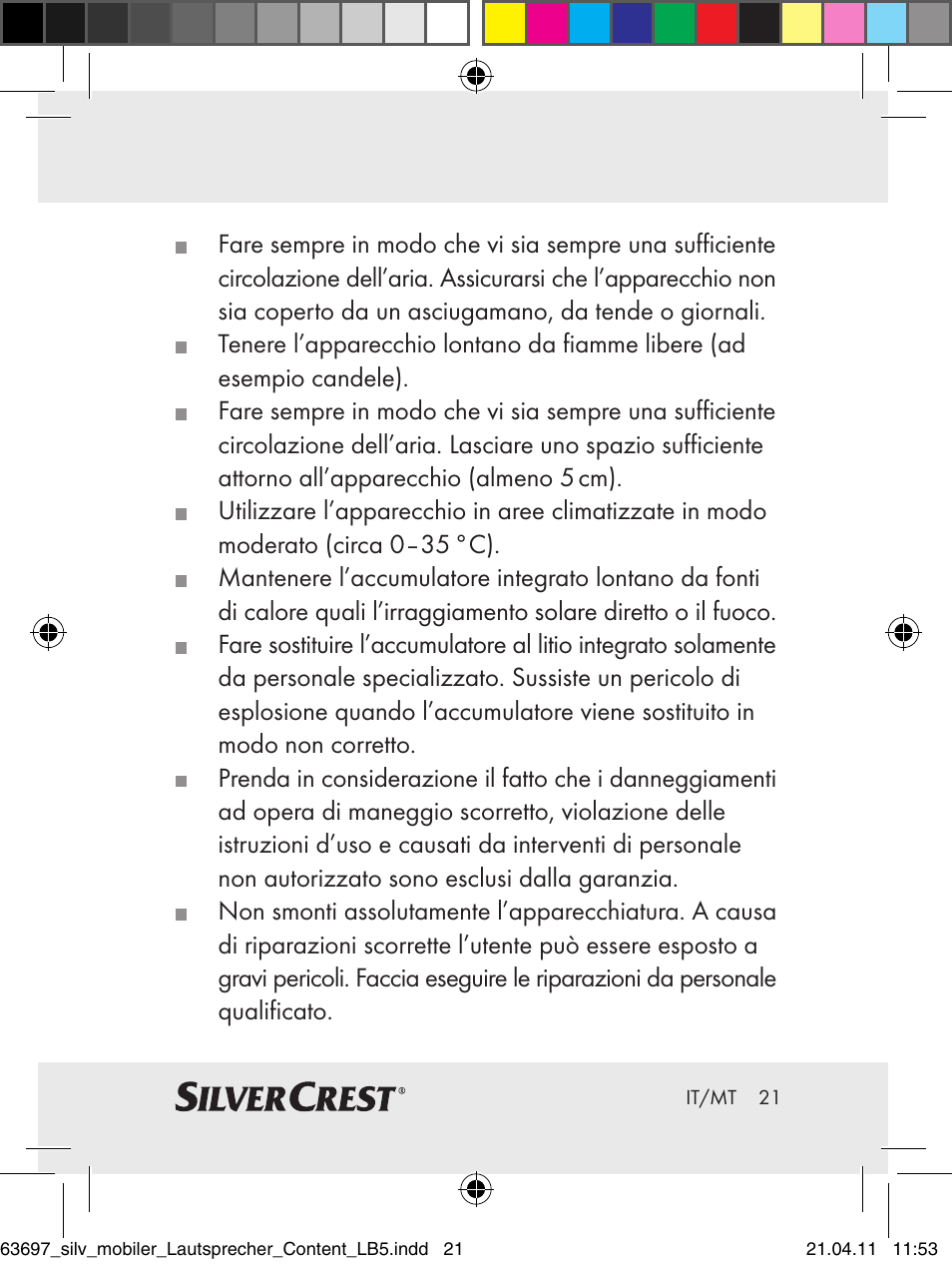 Silvercrest Z30813 User Manual | Page 19 / 58