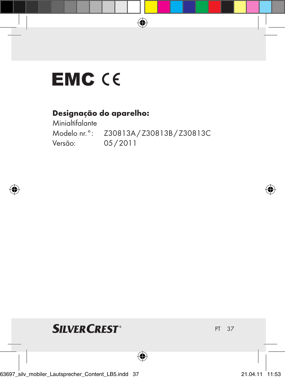 Silvercrest Z30813 User Manual | Page 35 / 58