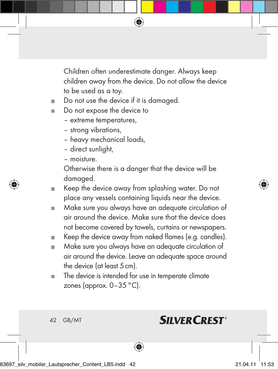 Silvercrest Z30813 User Manual | Page 40 / 58