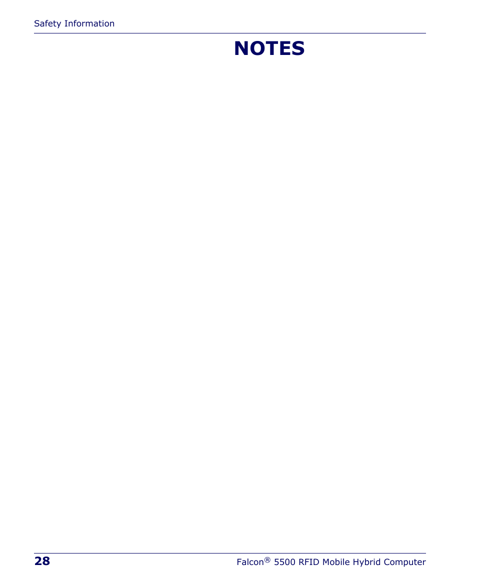PSC Falcon 5500 User Manual | Page 32 / 36