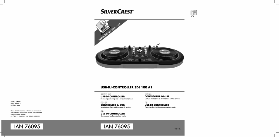 Silvercrest SDJ 100 A1 User Manual | 90 pages