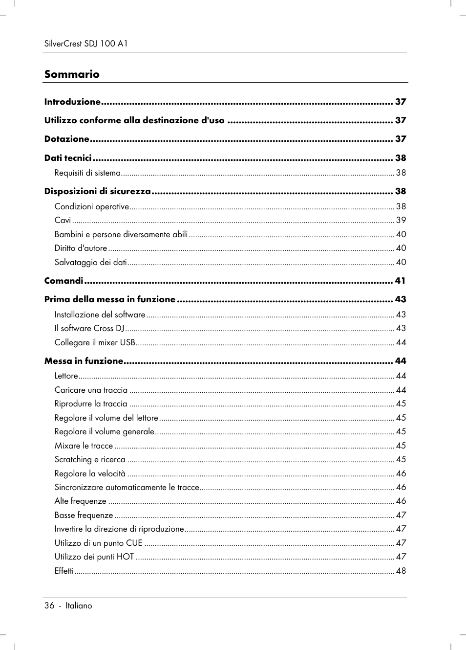 Silvercrest SDJ 100 A1 User Manual | Page 38 / 90