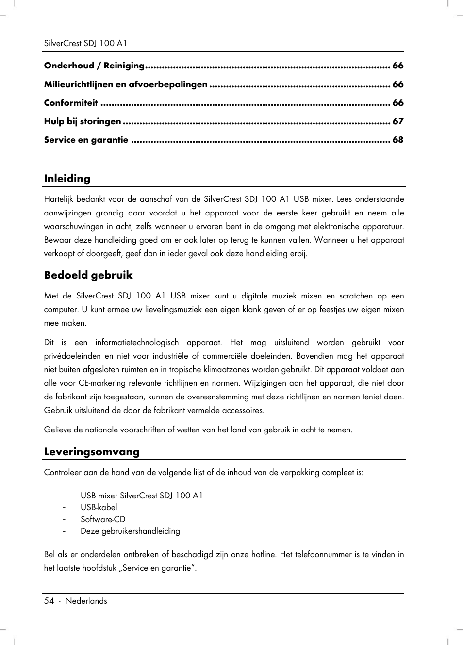 Silvercrest SDJ 100 A1 User Manual | Page 56 / 90