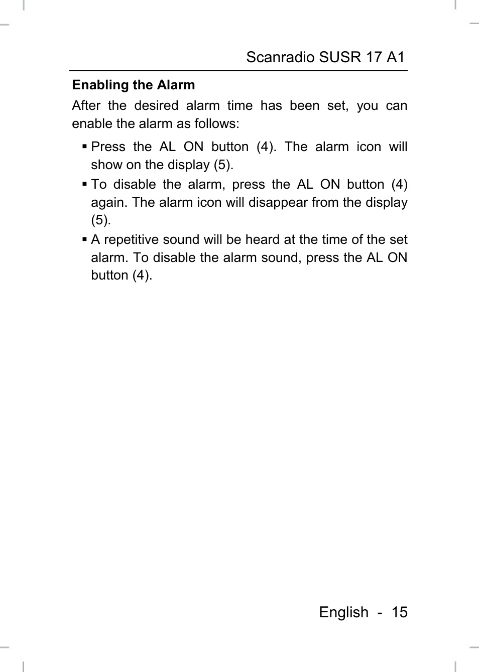 Silvercrest SUSR 17 A1 User Manual | Page 15 / 20