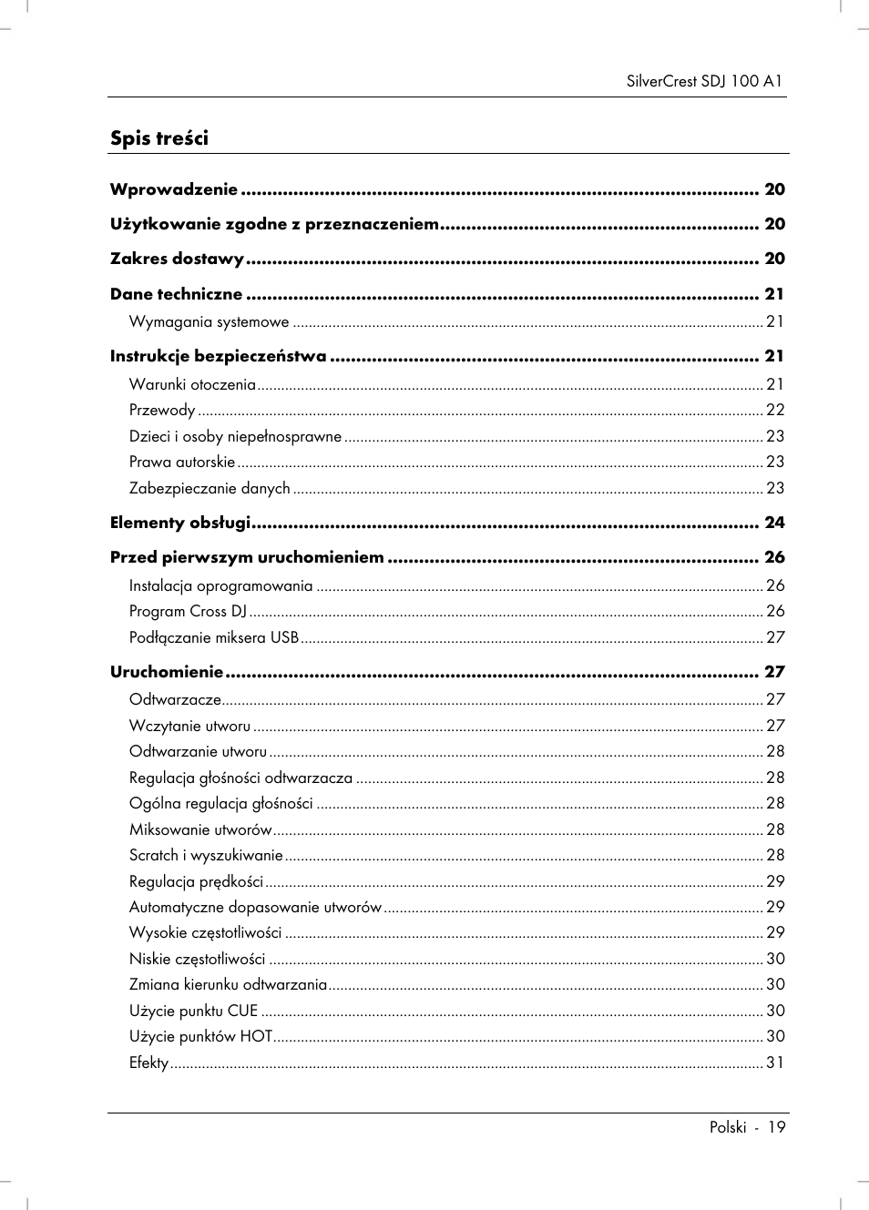Silvercrest SDJ 100 A1 User Manual | Page 21 / 90
