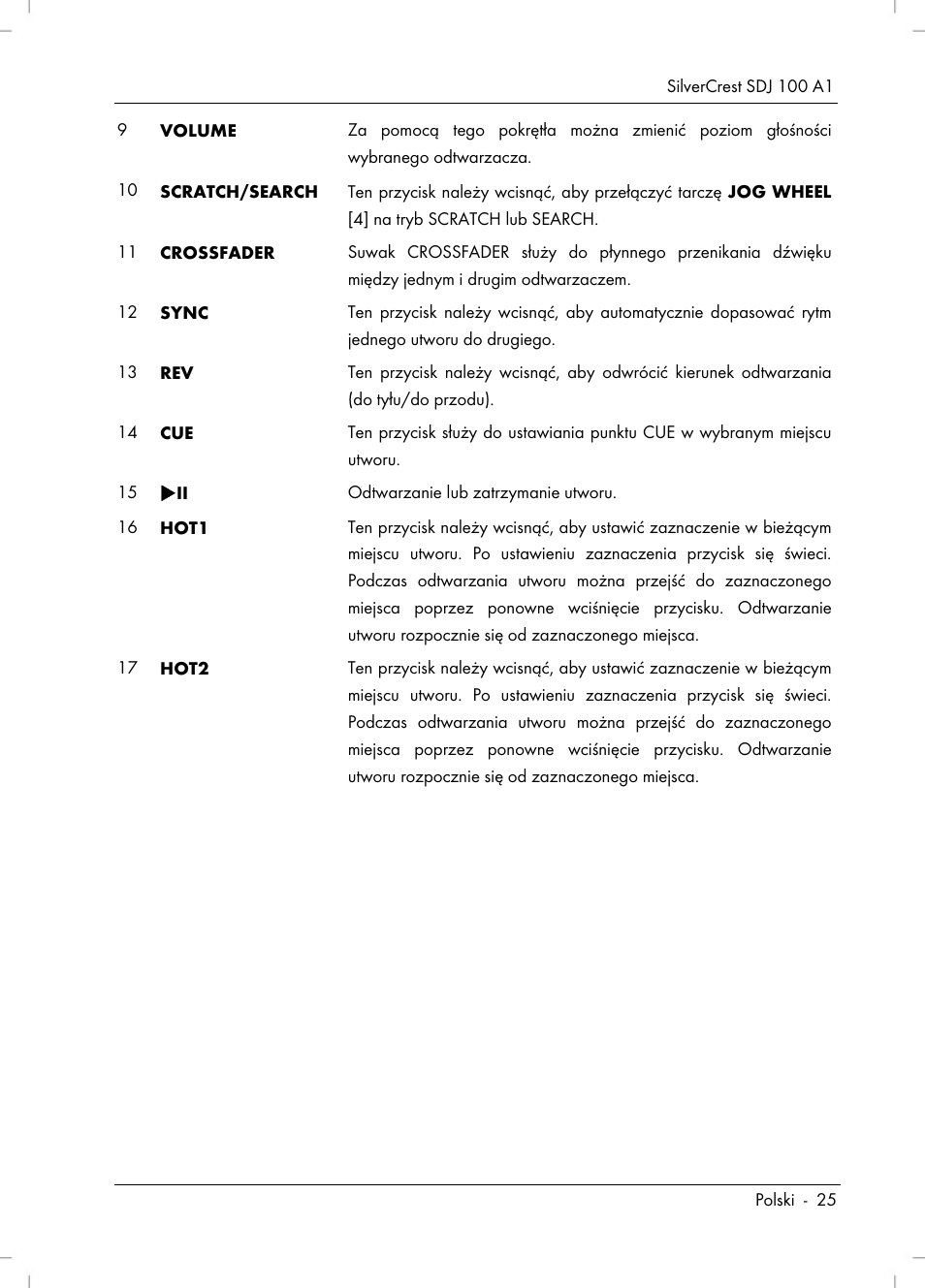 Silvercrest SDJ 100 A1 User Manual | Page 27 / 90