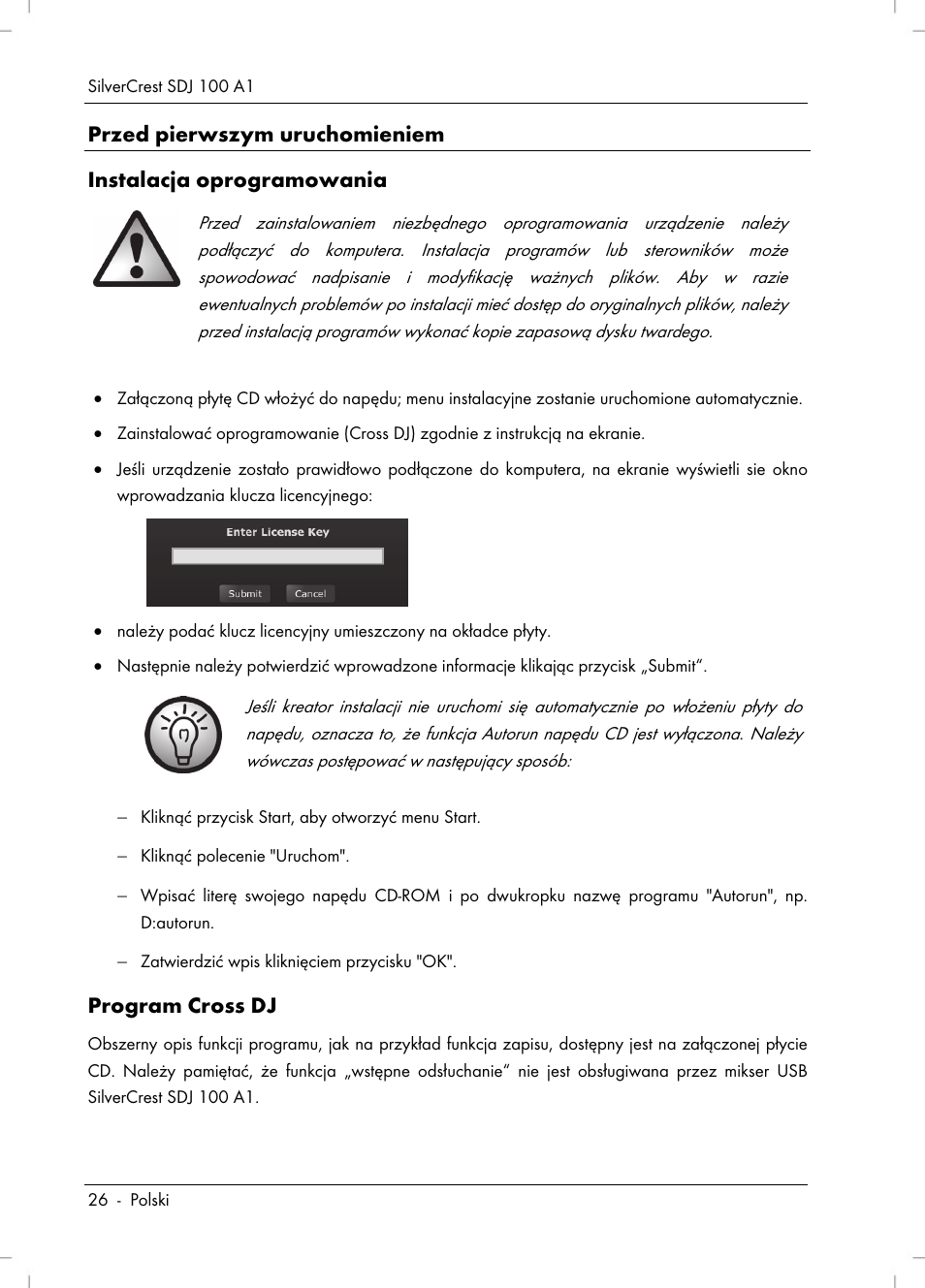 Program cross dj | Silvercrest SDJ 100 A1 User Manual | Page 28 / 90