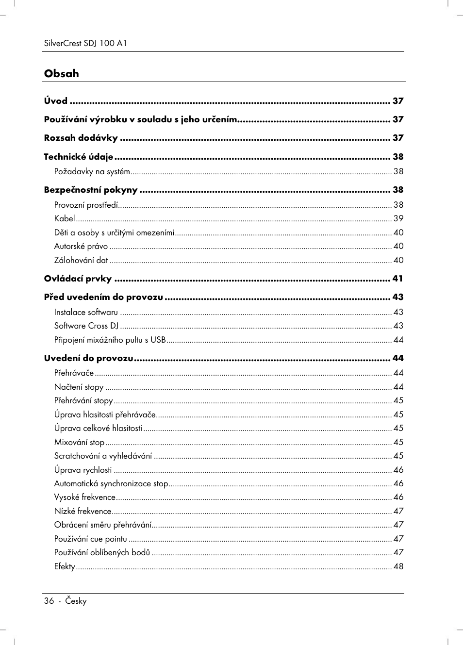 Silvercrest SDJ 100 A1 User Manual | Page 38 / 90