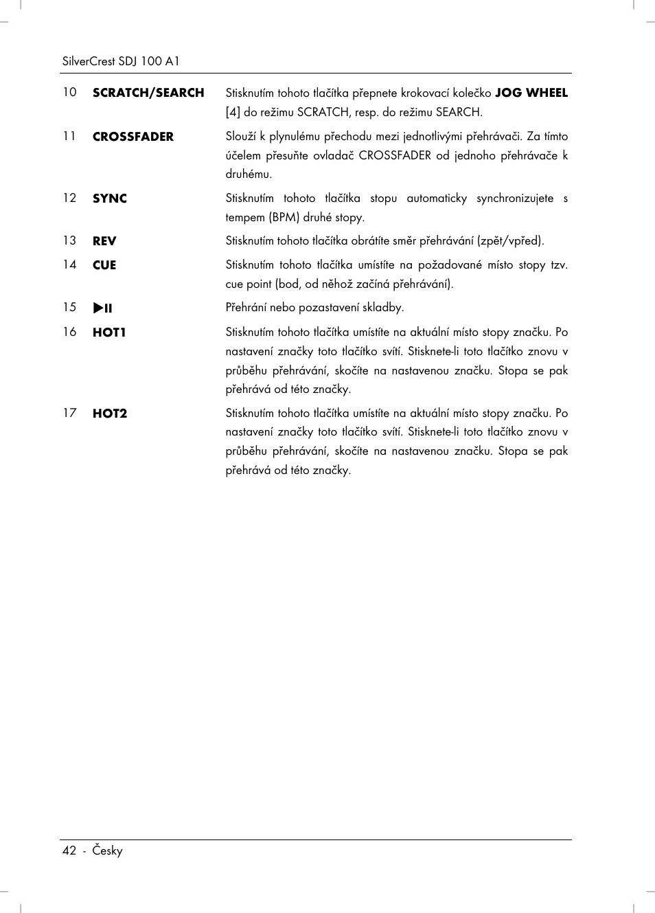 Silvercrest SDJ 100 A1 User Manual | Page 44 / 90