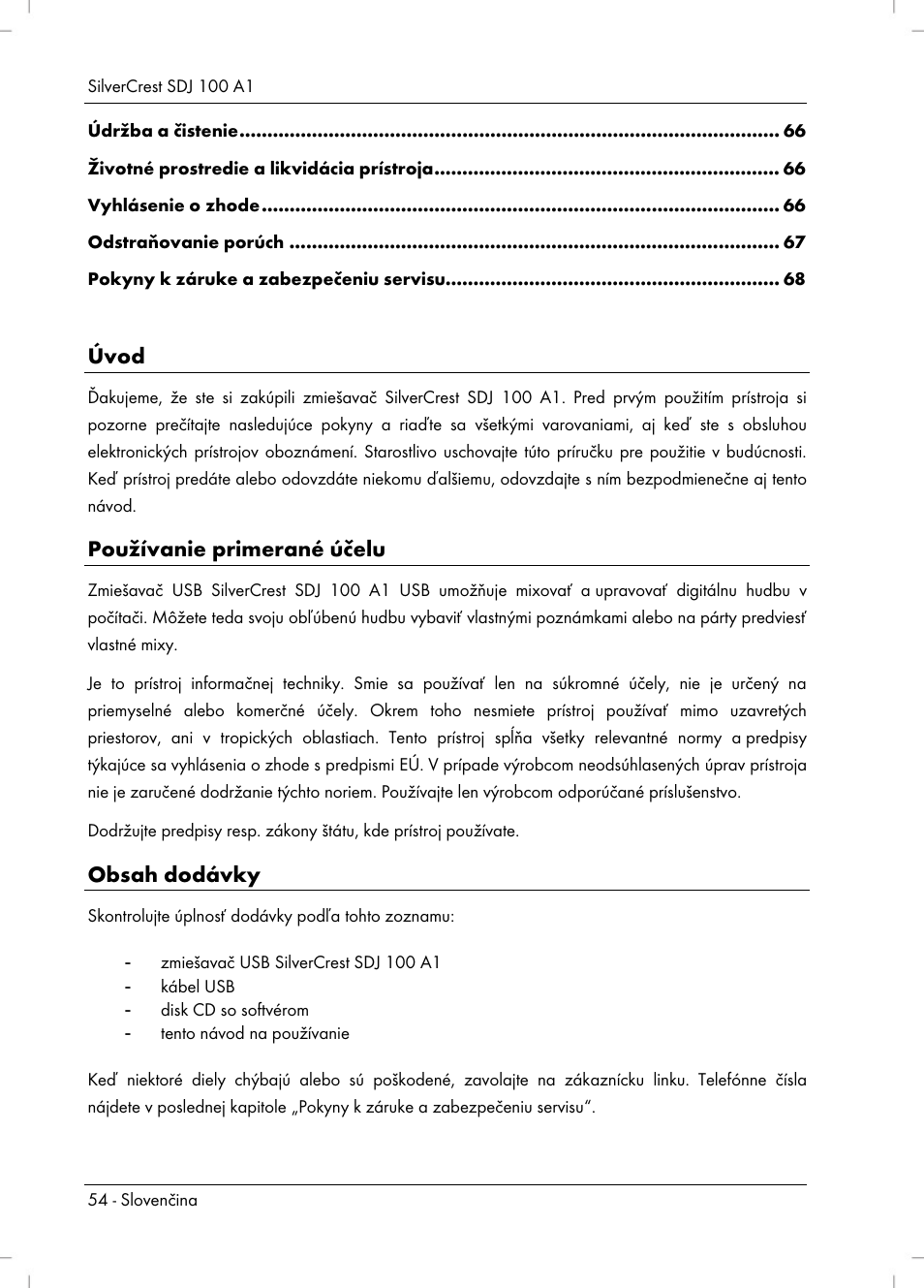 Silvercrest SDJ 100 A1 User Manual | Page 56 / 90