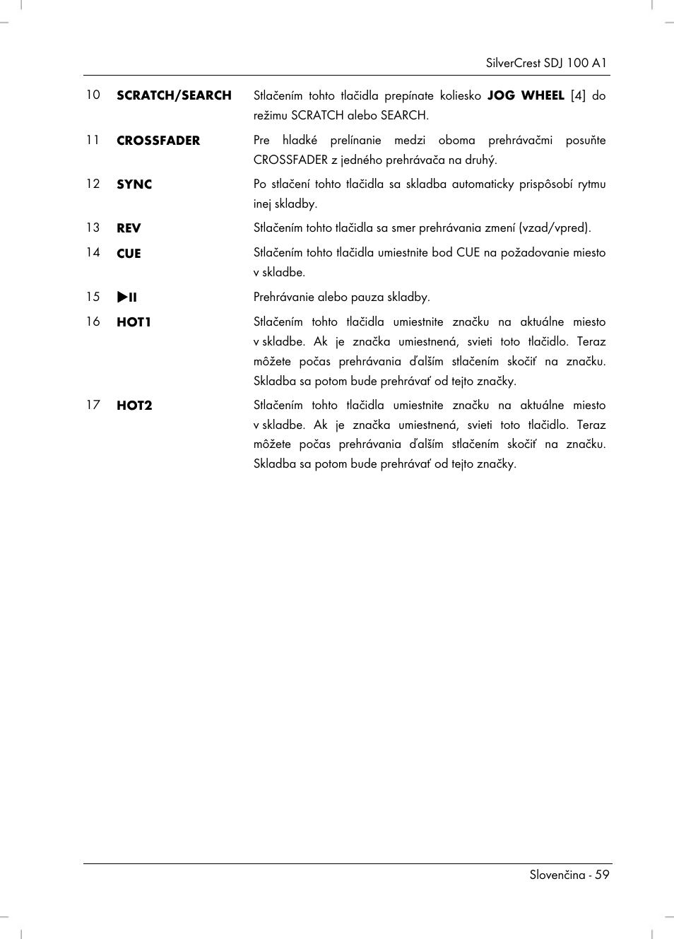 Silvercrest SDJ 100 A1 User Manual | Page 61 / 90