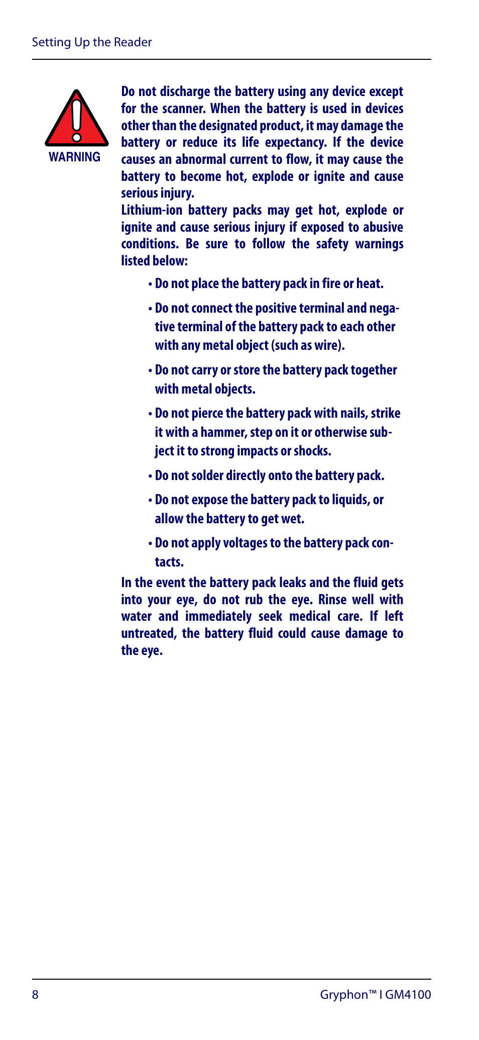Datalogic Scanning GRYPHON GM4100 User Manual | Page 12 / 52