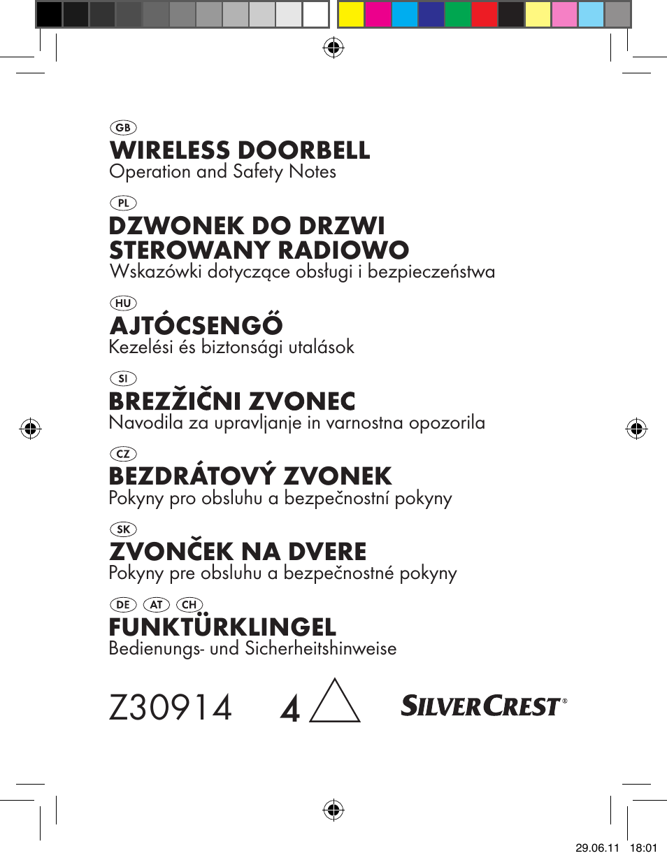 Silvercrest Z30914 User Manual | 101 pages