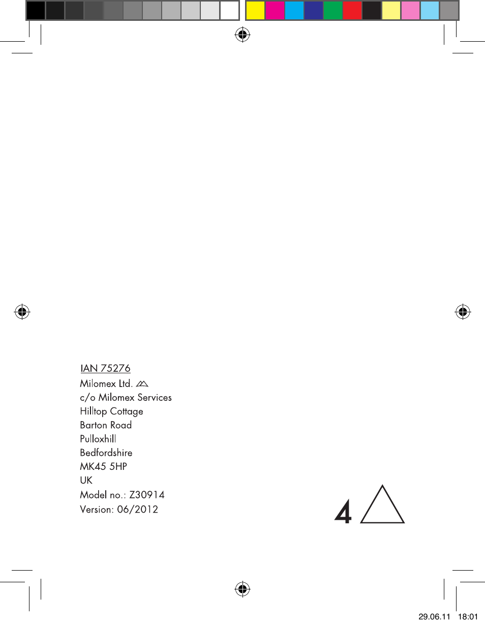 Silvercrest Z30914 User Manual | Page 101 / 101