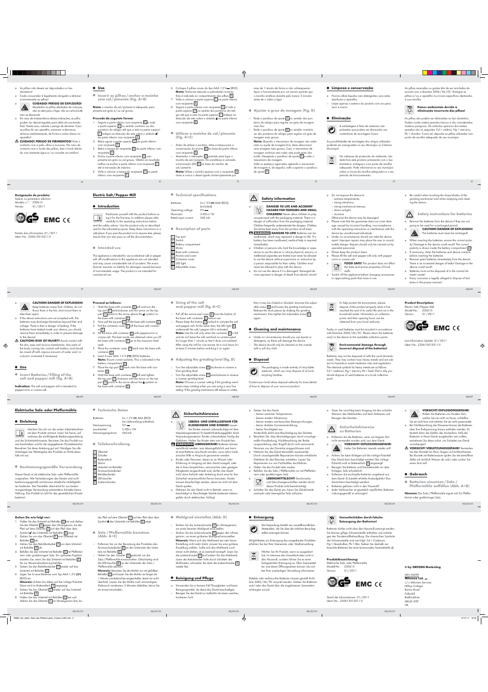 Silvercrest Z30615 User Manual | Page 2 / 2