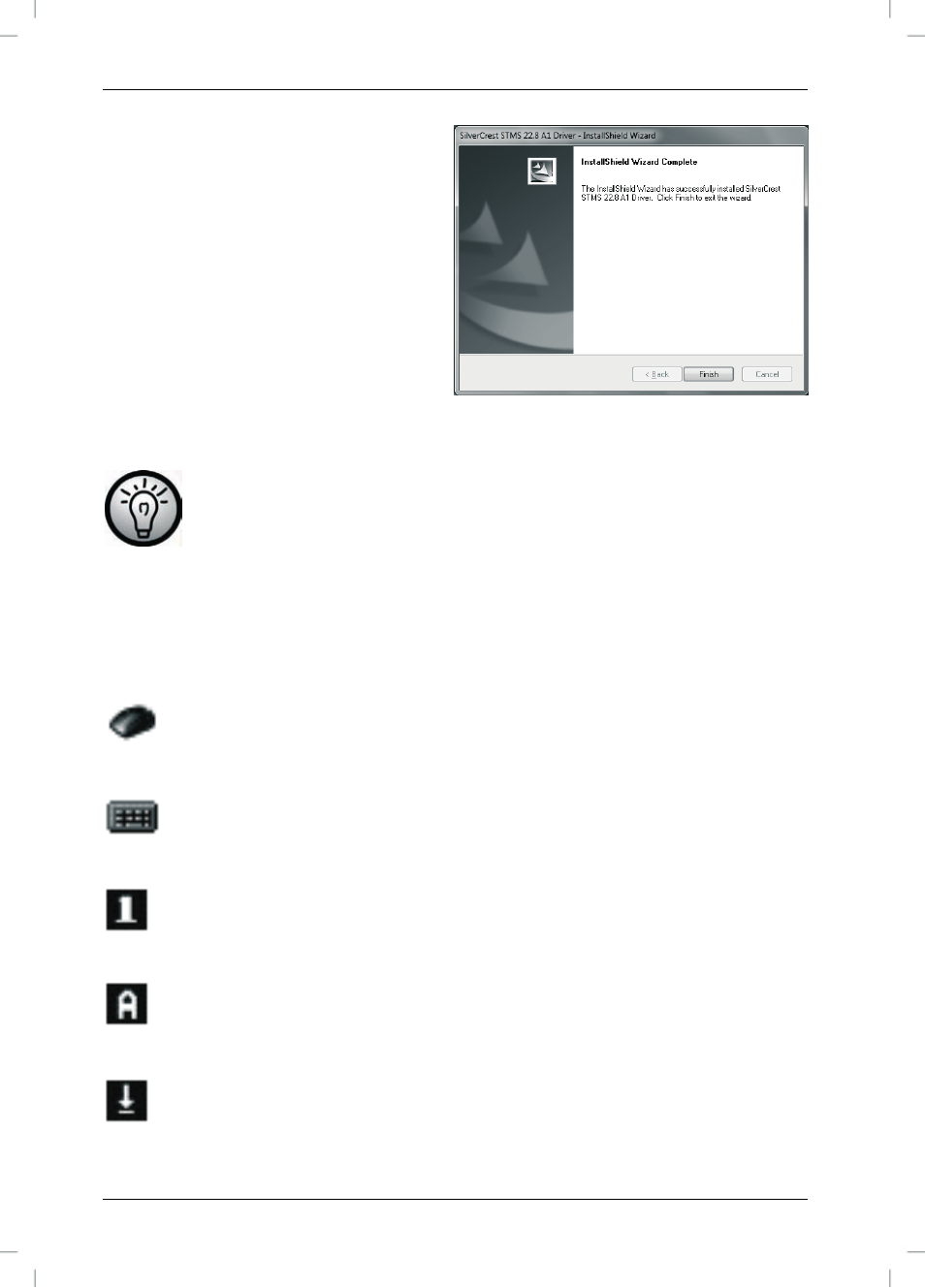 Icons in the task bar | Silvercrest STMS 22.8 A1 User Manual | Page 15 / 44