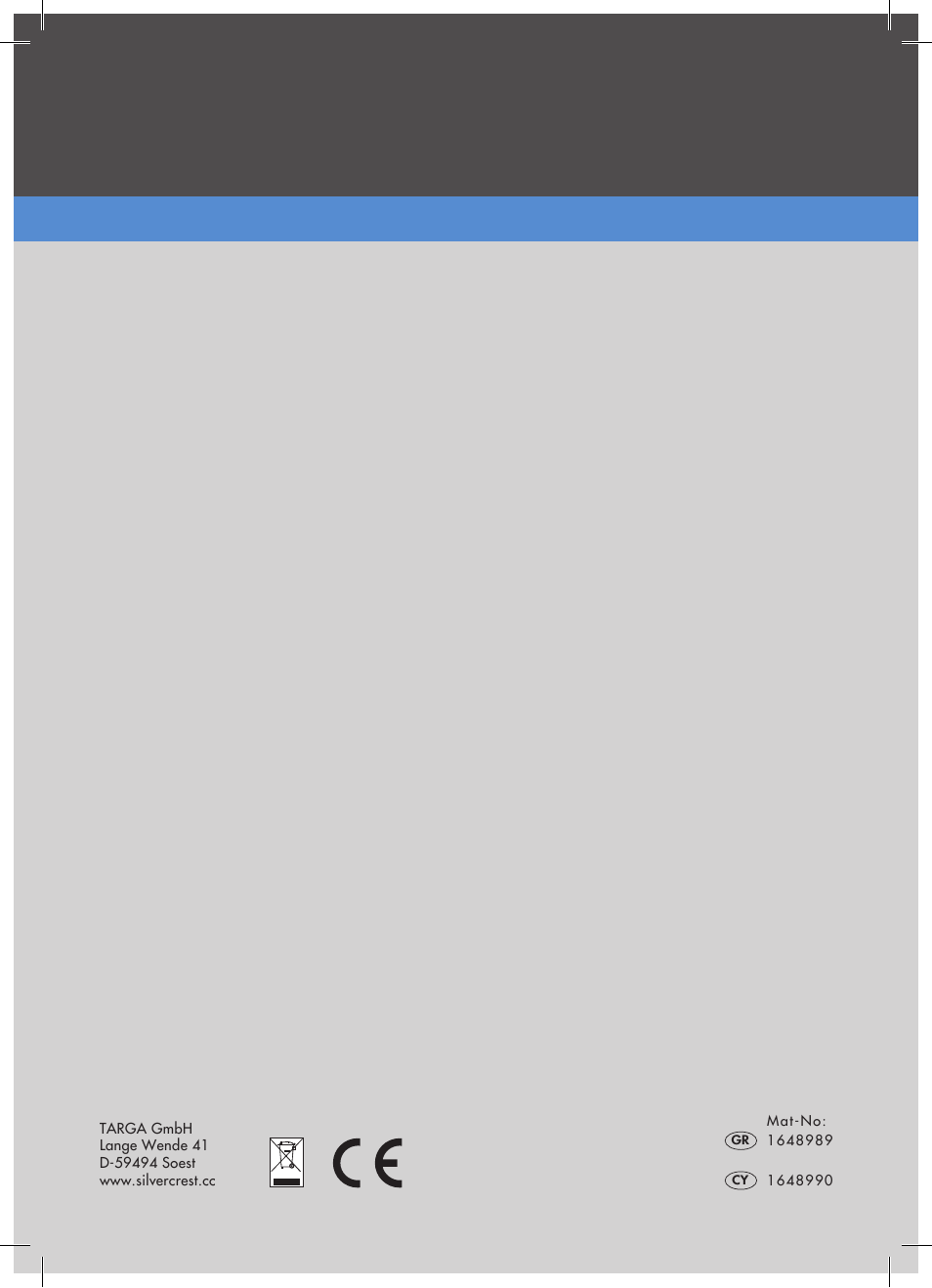 Silvercrest STMS 22.8 A1 User Manual | Page 44 / 44