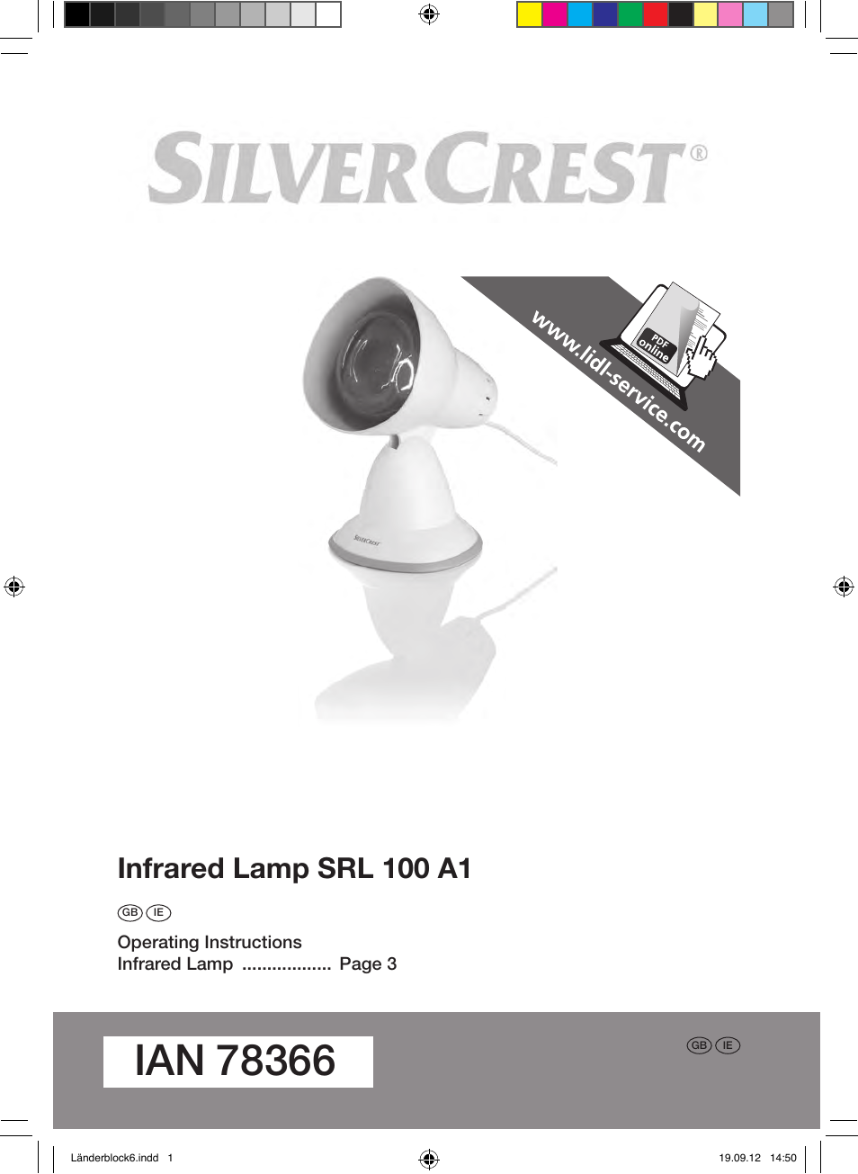 Silvercrest SRL 100 A1 User Manual | 16 pages