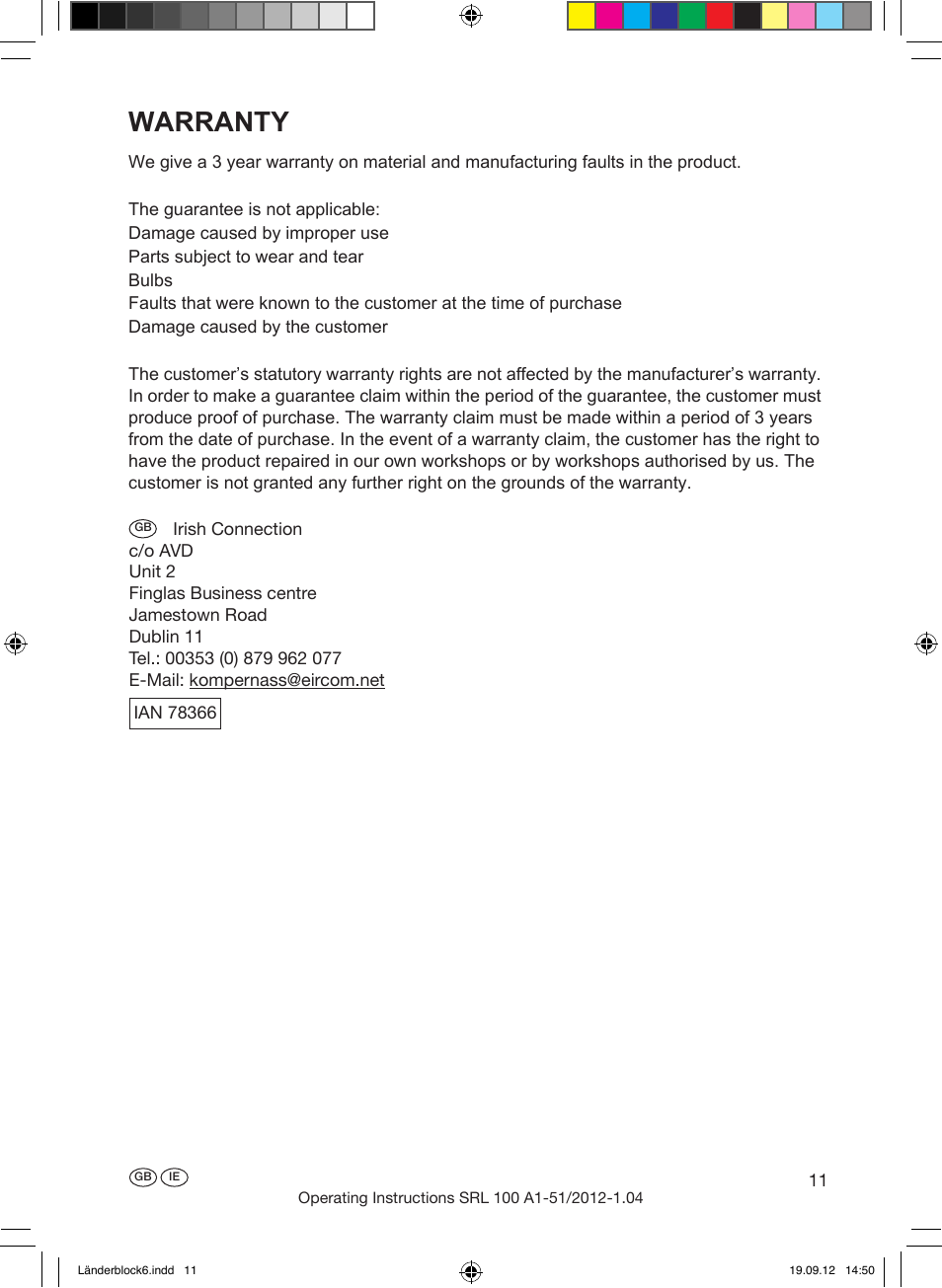 Disposal, Warranty, You can remedy the following faults yourself | Silvercrest SRL 100 A1 User Manual | Page 11 / 16