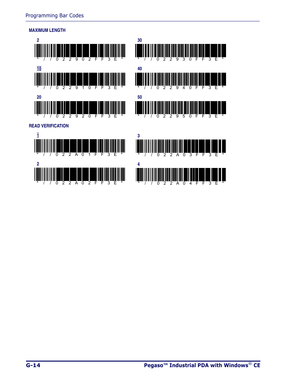Datalogic Scanning Pegaso User Manual | Page 138 / 172